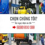 Dịch vụ hút hầm cầu, thông cầu cống nghẹt chuyên nghiệp, giá tốt