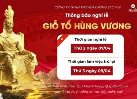 THÔNG BÁO LỊCH NGHỈ LỄ GIỖ TỔ HÙNG VƯƠNG NĂM 2025