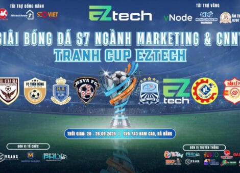 SEOViP tham gia và truyền thông giải bóng đá Marketing - CNTT Đà Nẵng 2025