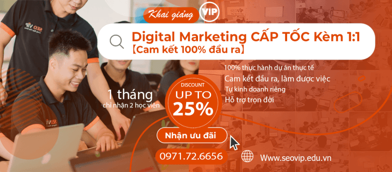 Khóa học Digital Marketing Tổng Thể (Làm chủ chiến lược Đa kênh)