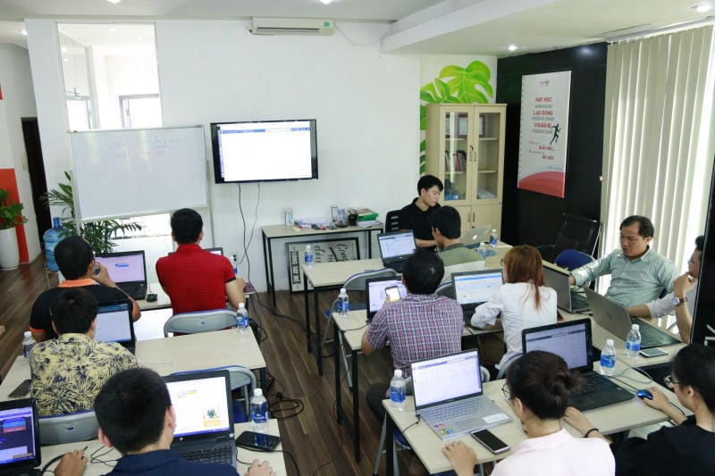 Hình ảnh trong quá trình học tại trung tâm