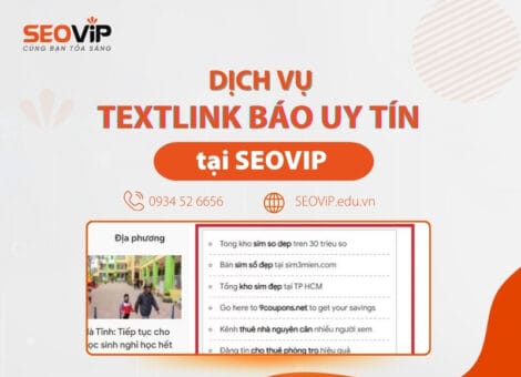 Dịch vụ textlink báo uy tín