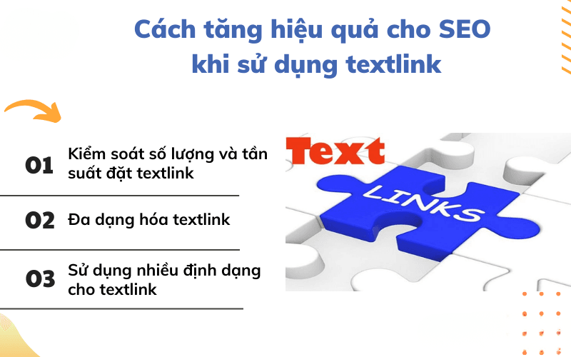 Cách tăng hiệu quả khi đặt textlink