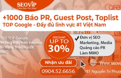 Dịch vụ Book Báo PR Chuyên Nghiệp, Uy Tín Top 1 Tại SEOViP