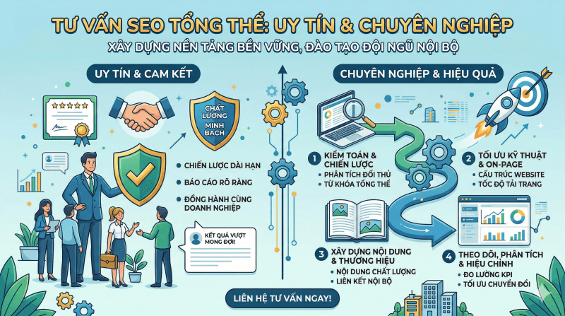 Dịch vụ Tư vấn SEO Tổng Thể Uy Tín và Chuyên Nghiệp tại SEOViP